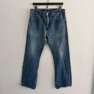 Levis 517 Bootcut Jeans Medium Wash Blue Denim W33 L30